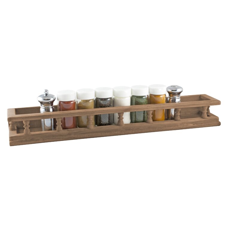 Large wooden spice online rack